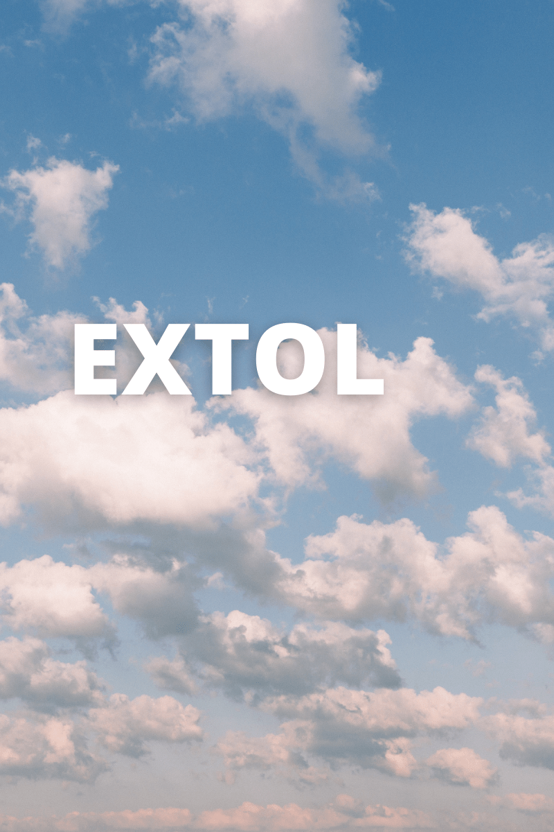 #AToZChallenge Day 5:&nbsp;Extol