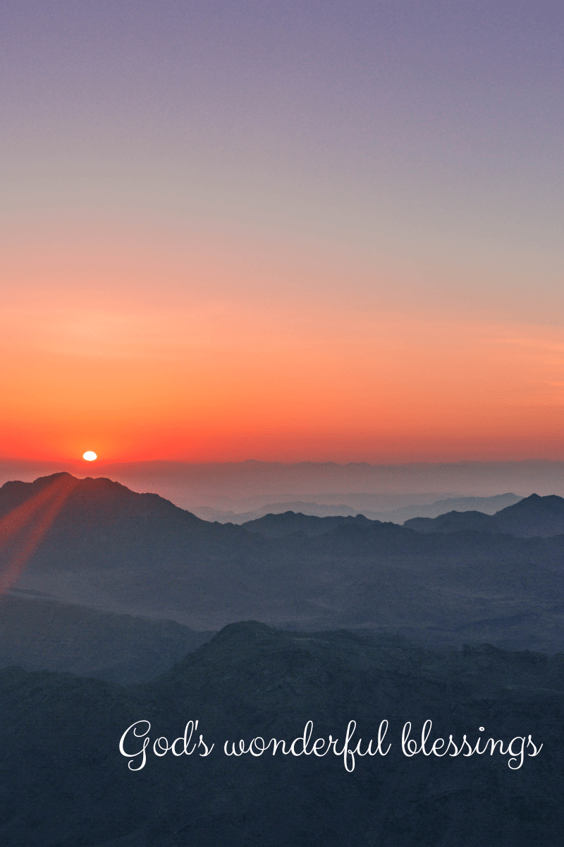 Reflections: God’s Wonderful&nbsp;Blessings